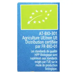 Hipp Bio Mon Dîner Bonne Nuit Assiette Conchiglie Petits Légumes +18m 260g