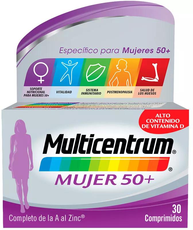 Multicentrum 50+ Mujer 30 Comprimidos
