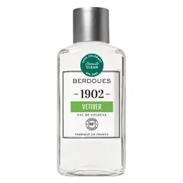 Berdoues 1902 Eau de Cologne Vetiver 98% Naturel 480ml