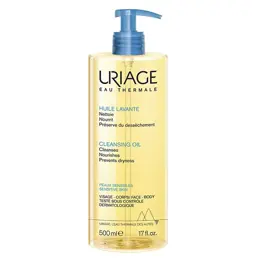 Uriage Huile Lavante Nourrissante Sans Savon Peaux Sensibles Corps 500ml