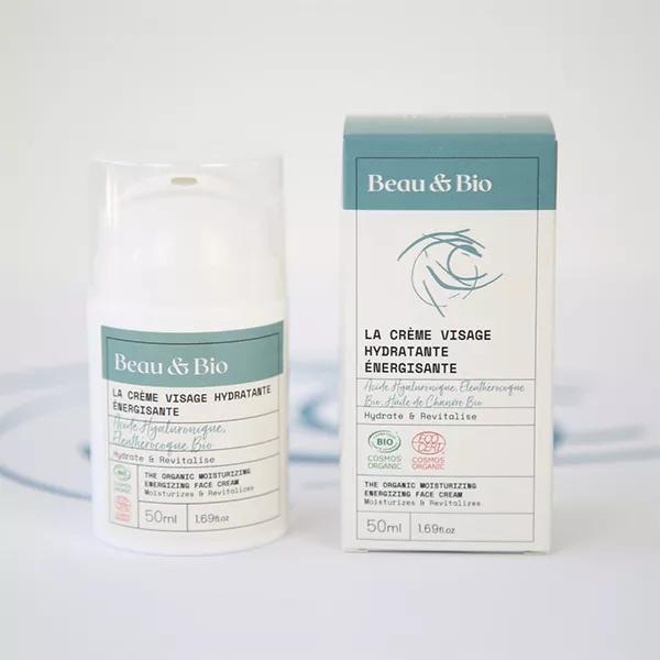 Beau & Bio Crema Facial Energizante Hidratante con Certificado Ecológico 50ml