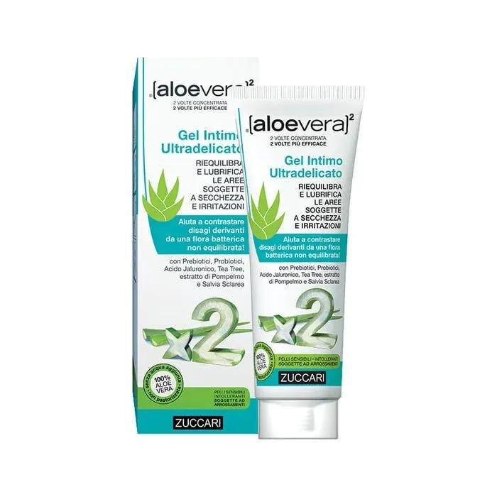 Zuccari Aloevera2 Gel Intimo Ultradelicato Lenitivo 80 Ml