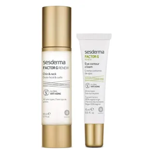 Pack Sesderma Factor G Renew Gesicht und Hals Oval 50ml Augenkontur 15ml