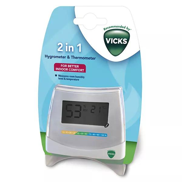 Vicks higrmetro y termmetro 2 en 1