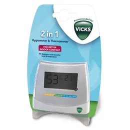 Vicks Hygromètre & Thermomètre 2 en 1