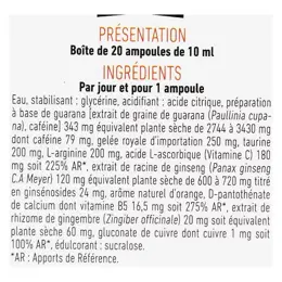 Dayang Compléments Alimentaires Énergie Force 9 20 ampoules