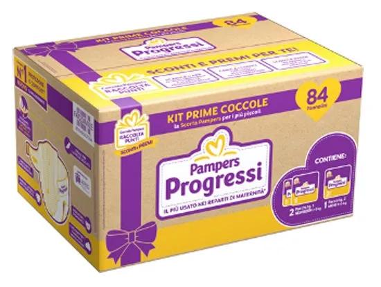 Pampers Progressi Kit Prime Coccole 84 Pannolini