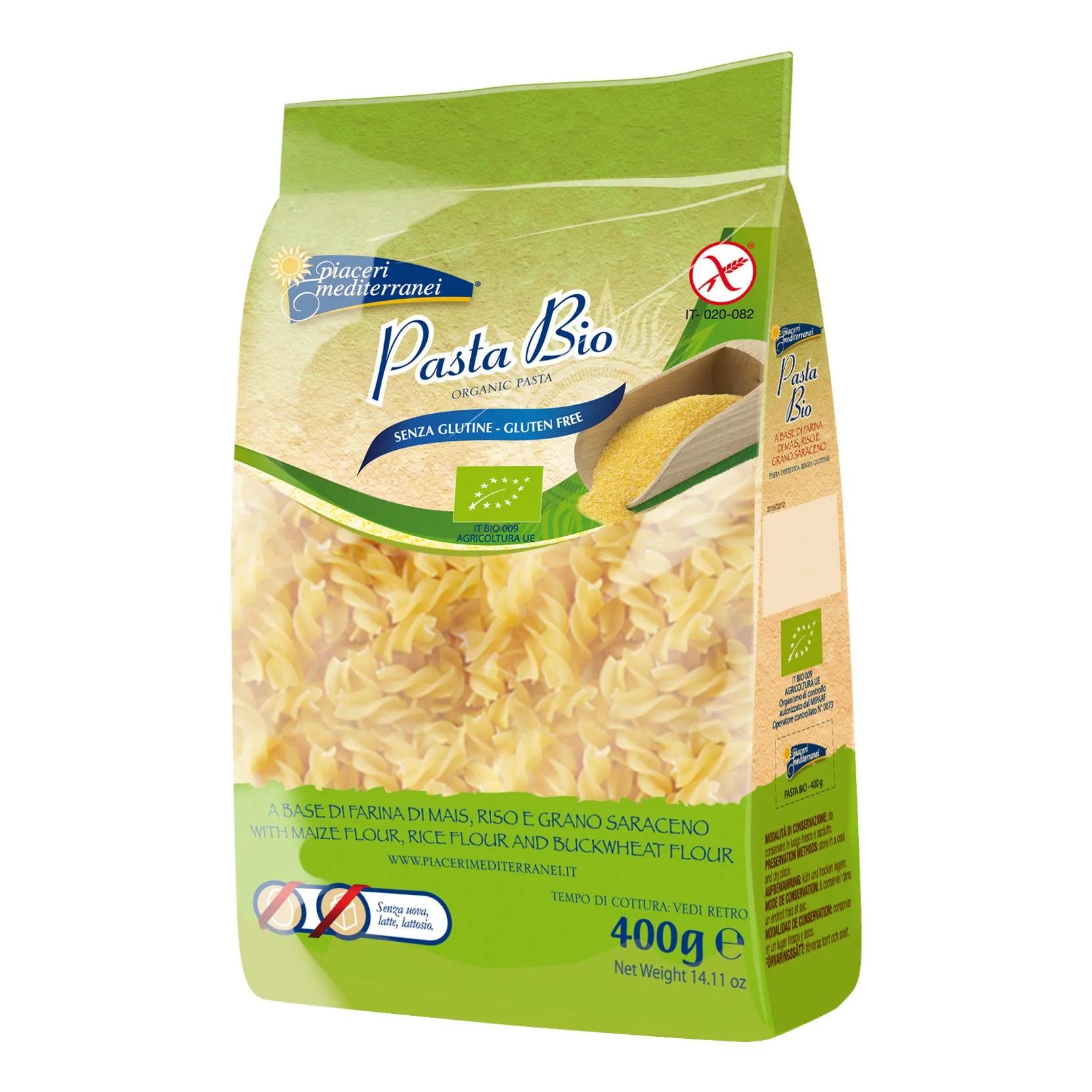 Piaceri Mediterranei Pasta Bio Fusilli Senza Glutine 400 g