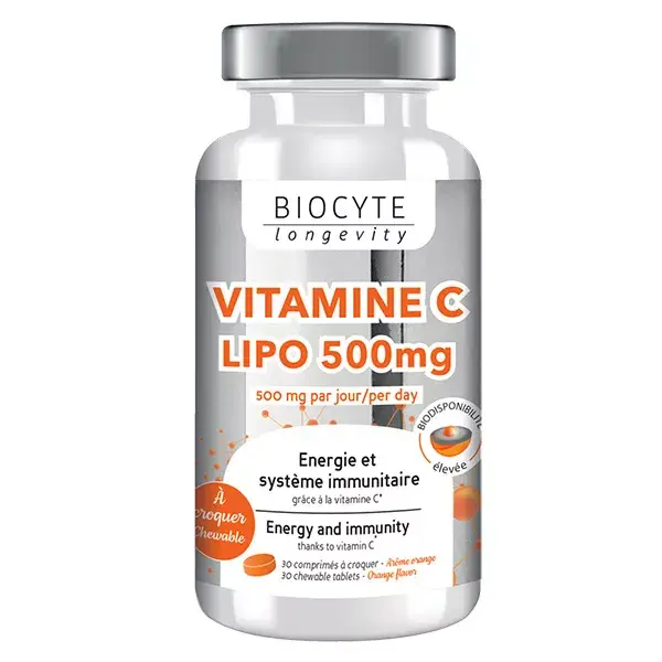 Biocyte Vitamin C Lipo 30 Chewable Tablets