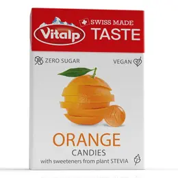 VITALP - Bonbons sans sucre - Orange 25g