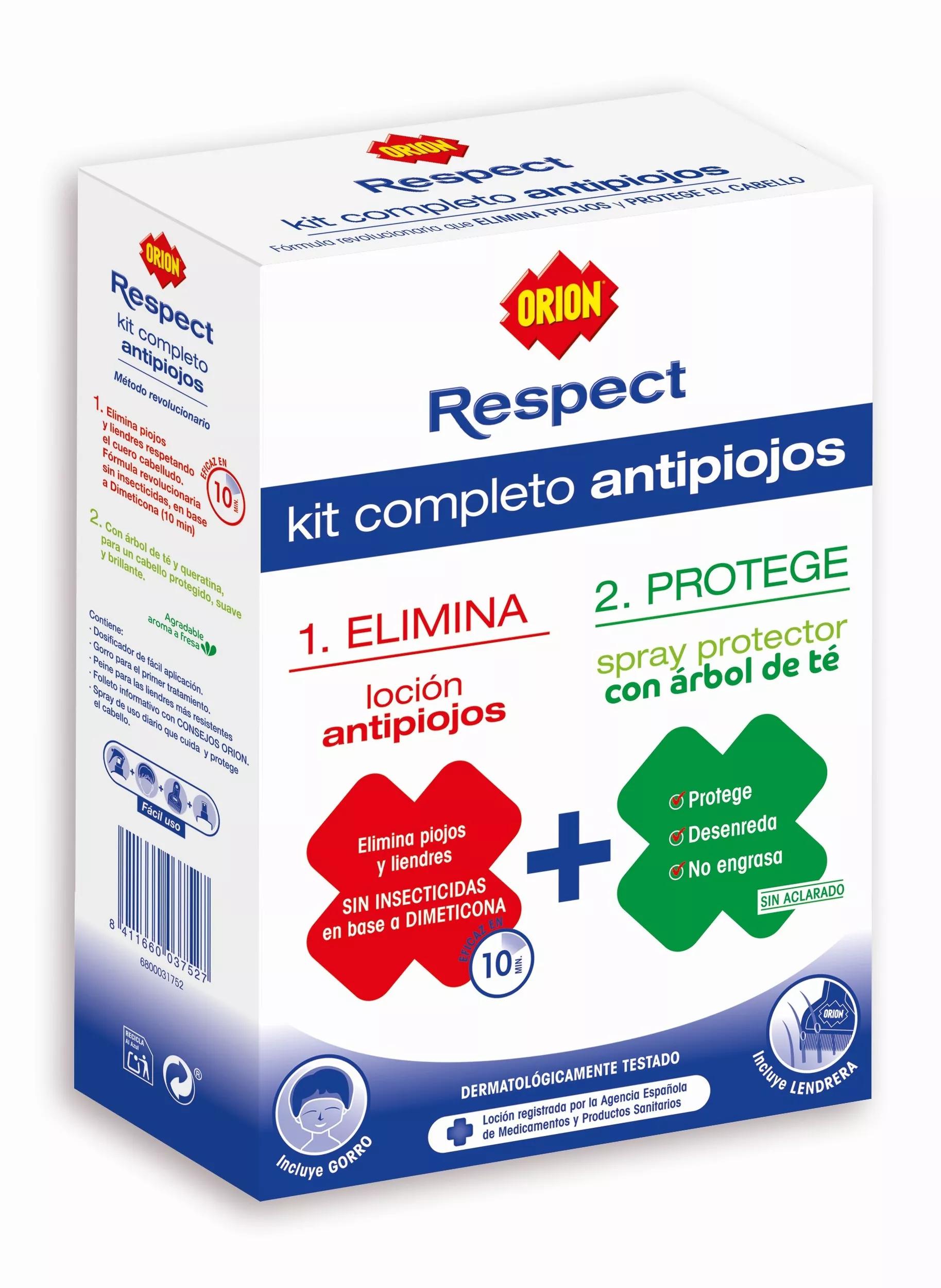 Orion Respect Complete Kit Anti-Lice-Lotion 100 ml + Spray 200 ml