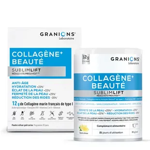 Granions SublimLift Collagene Marino, Acido Ialuronico - Gusto Limone 315g
