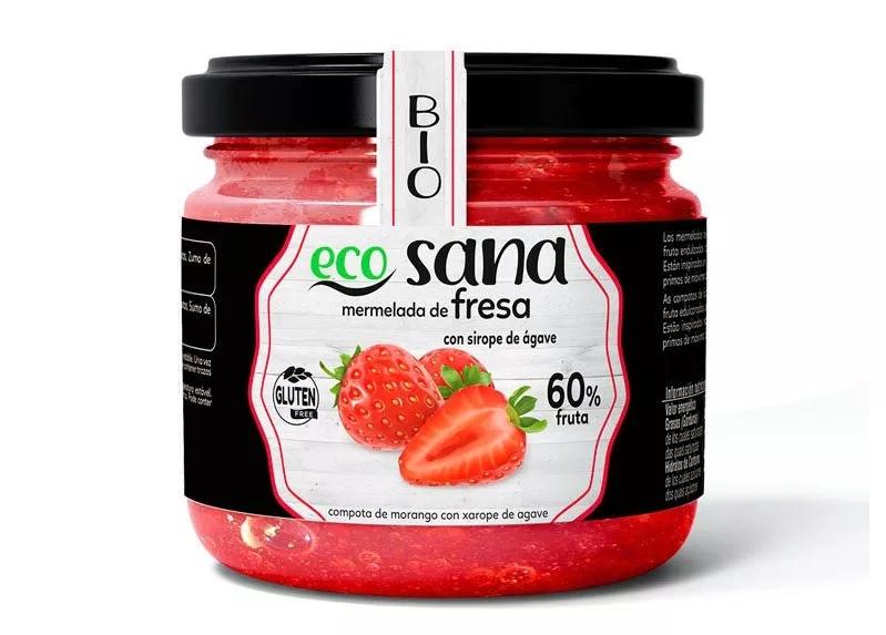 Ecosana Marmelada Extra Morango Sem Açúcar Bio 260gr
