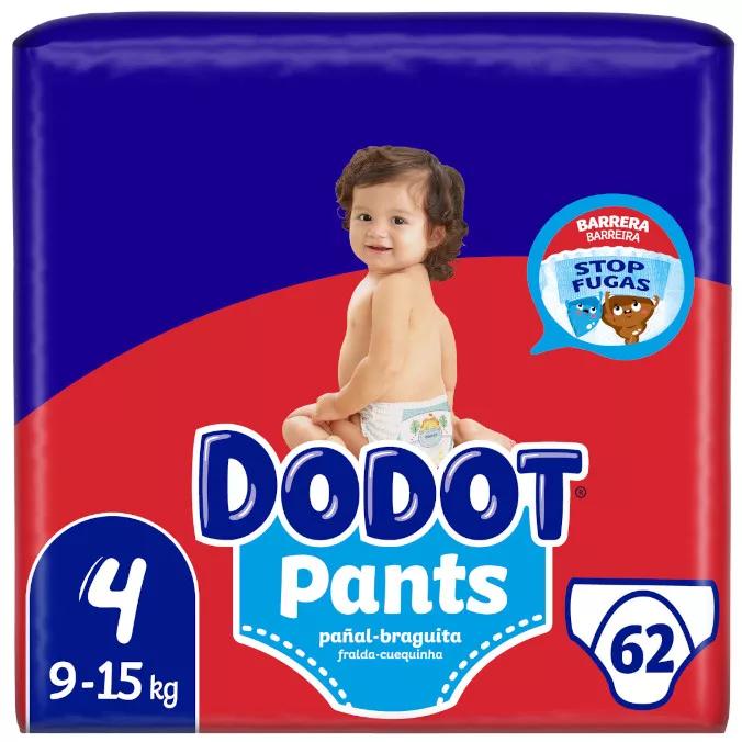 Dodot Pañales Dodot bebé-seco extra absorción T6 (+14 Kg) bebe-seco-extra  54 ud