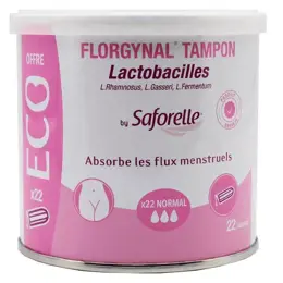 Saforelle Protections Tampon Florgynal Normal 22 unités