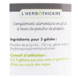 L'Herbôthicaire Propolis 60 gélules