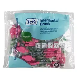 TePe Original Sachet de 20 brossettes Roses éco responsables, Iso 0