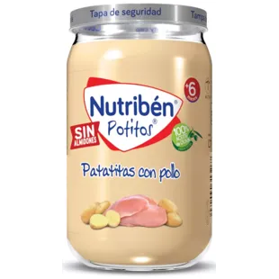 Nutribén Potito Pollo con Patatitas +6m 235 gr