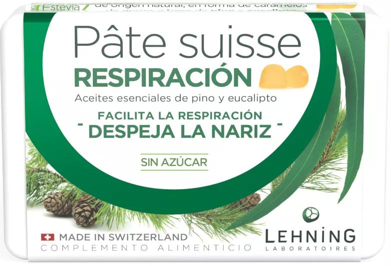 Lehning Pâte Suisse Breathing 40 Bonbons SANS SUCRE