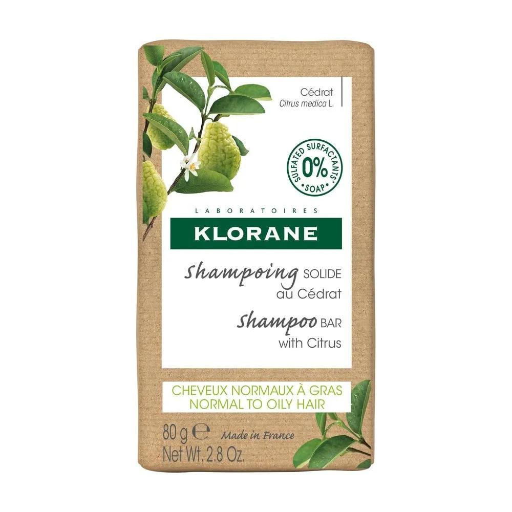 Klorane Shampoo Solido al Cedro per Capelli Grassi 80 gr