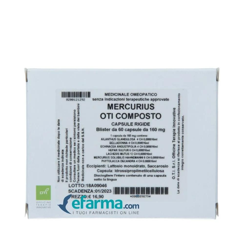 Oti Mercurius Compositum Medicinale Omeopatico 60 Capsule