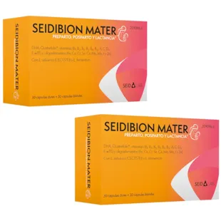 Seidibion Mater Prenatal, Postpartum and Breastfeeding 60 Soft Capsules + 60 Hard Capsules