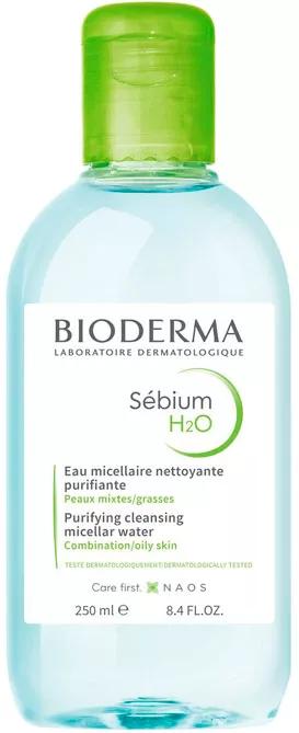 Bioderma Sebium Sébium Água H2O Solução Micelar 250ml