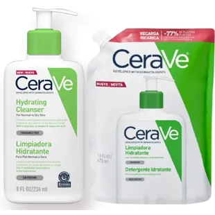 CeraVe Limpiador Hidratante 473 ml + Recarga
