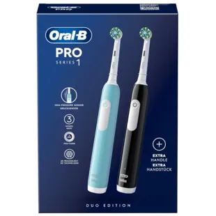 Oral-B Cepillo Eléctrico PRO 1 Duplo Negro + Azul