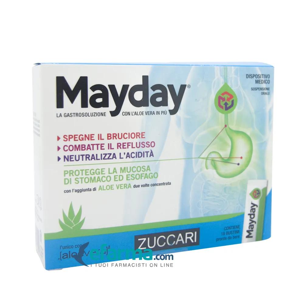 Zuccari MayDay Integratore Bruciore Di Stomaco e Reflusso 18 Stick