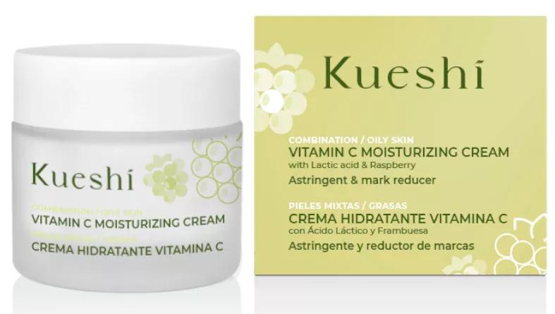 Kueshi Vitamin C Feuchtigkeitscreme für Mischhaut bis fettige Haut 50 ml