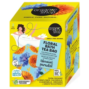 Organic Shop Blooming Paradise Bath Tea Bags