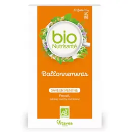 Vitavea BioNutrisanté - Infusion Ballonnements - Saveur Menthe - Bio 20 sachets