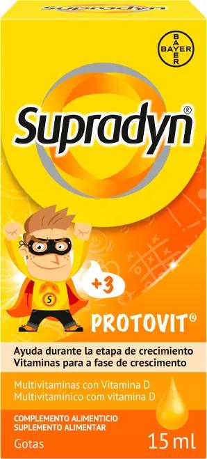 Supradyn Protovit Vitamines et minéraux pour la croissance 15 ml