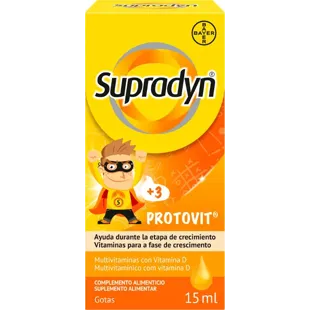 Supradyn Protovit Vitamines et Minéraux pour la Croissance 15 ml