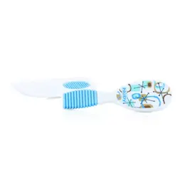 Nuby Set Brosse et Peigne Bleu