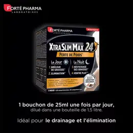 Forté Pharma Xtraslim Max 24 Brûleur de graisses Jour Nuit 60 comprimés Minceur