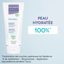 Eau Thermale Jonzac Rehydrate Crème Hydratante Onctueuse Corps Bio 200ml