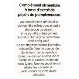 Nat & Form Bio Extrait de Pépins de Pamplemousse Bio 50ml