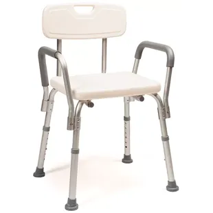 Banc de salle de bain en aluminium Prim avec accoudoirs A197