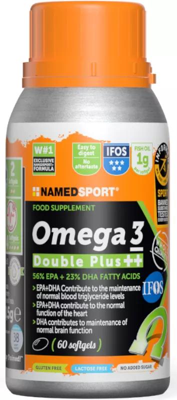 Namedsport Omega 3 Double Plus 60 Cápsulas Blandas