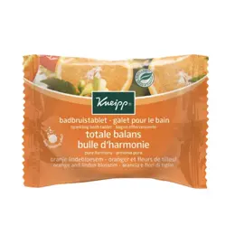 Kneipp Orange Galet pour le Bain Bulle d'Harmonie Fleurs de Tilleul 80g