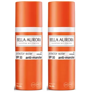 Bella Aurora Zonnebrandgel SPF50 Vette Gemengde Huid 2x50 ml