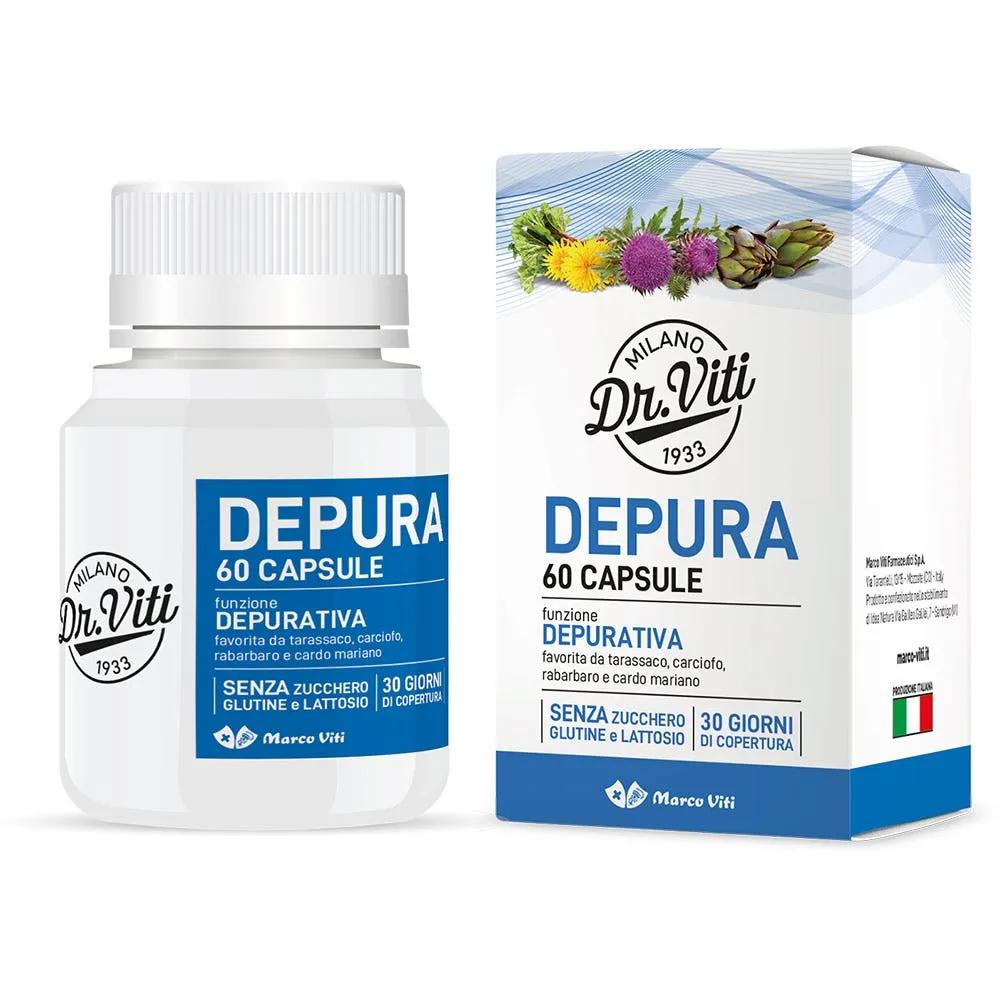 Dr. Viti Depura Integratore Antiossidante E Depurativo 60 Capsule