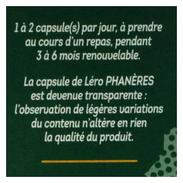Léro Phanères Cheveux et Ongles Lot de 4 x 30 capsules