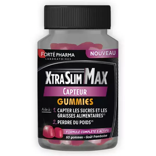 Forté Pharma XtraSlim Max Gummies Capteur de Graisses Perte de Poids - 60 Gommes