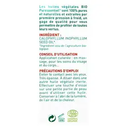 Puressentiel Huile Végétale Calophylle Bio 50ml