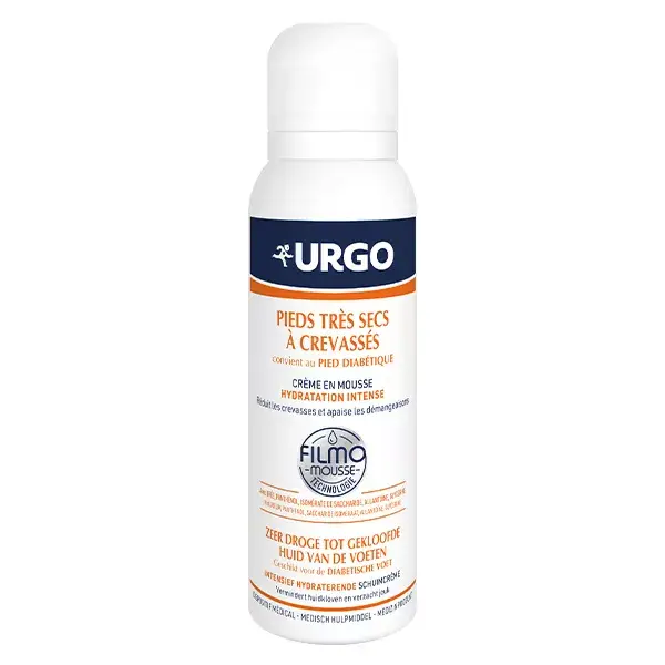 Urgo Filmomousse Intense Hydration Very Dry to Cracked Feet 125 ml