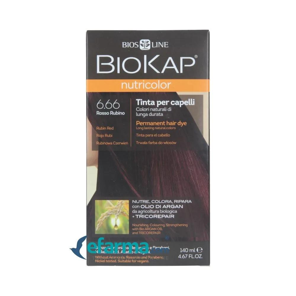 Biokap Nutricolor 6.66 Tinta Per Capelli Rosso Rubino