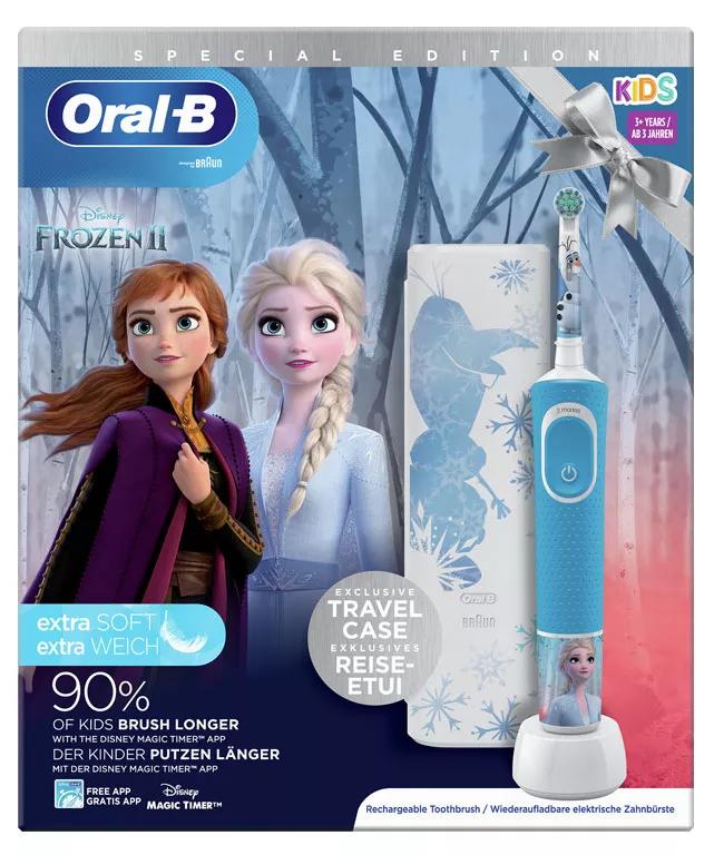 Oral B Escova Elétrico Infantil Kids Frozen II + Oferta Estojo